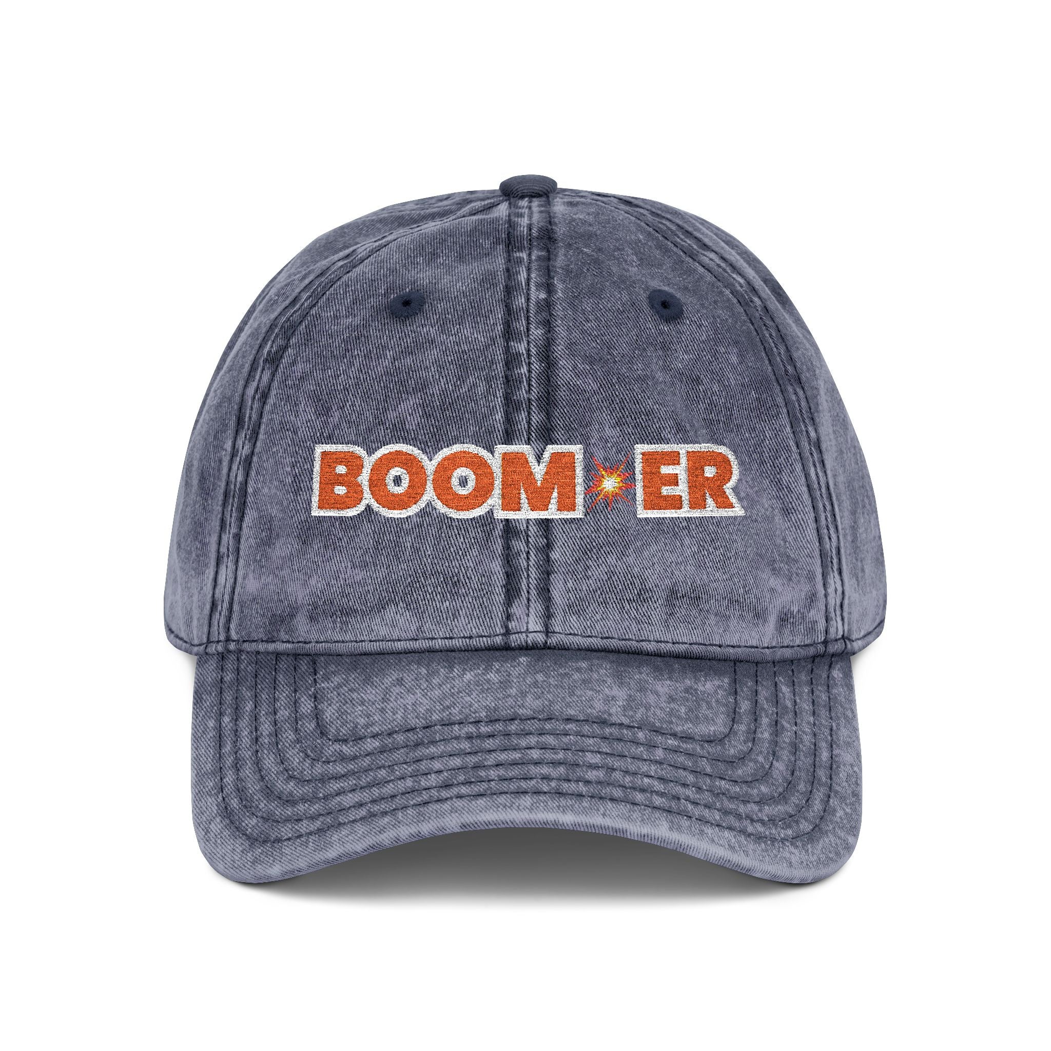 BOOM💥ER - Retro Embroidered Cap