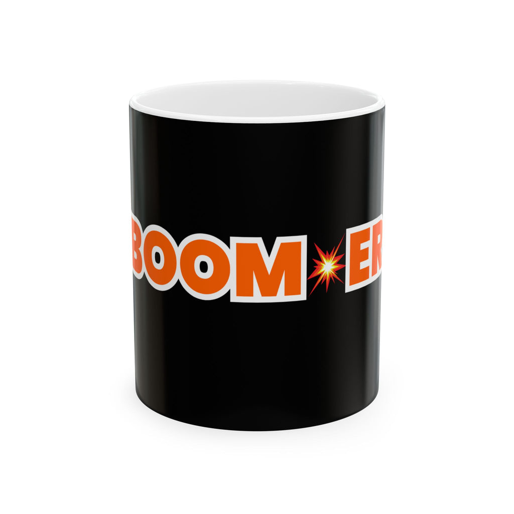 BOOM💥ER Coffee Mug w/White Inside — (11oz & 15oz)