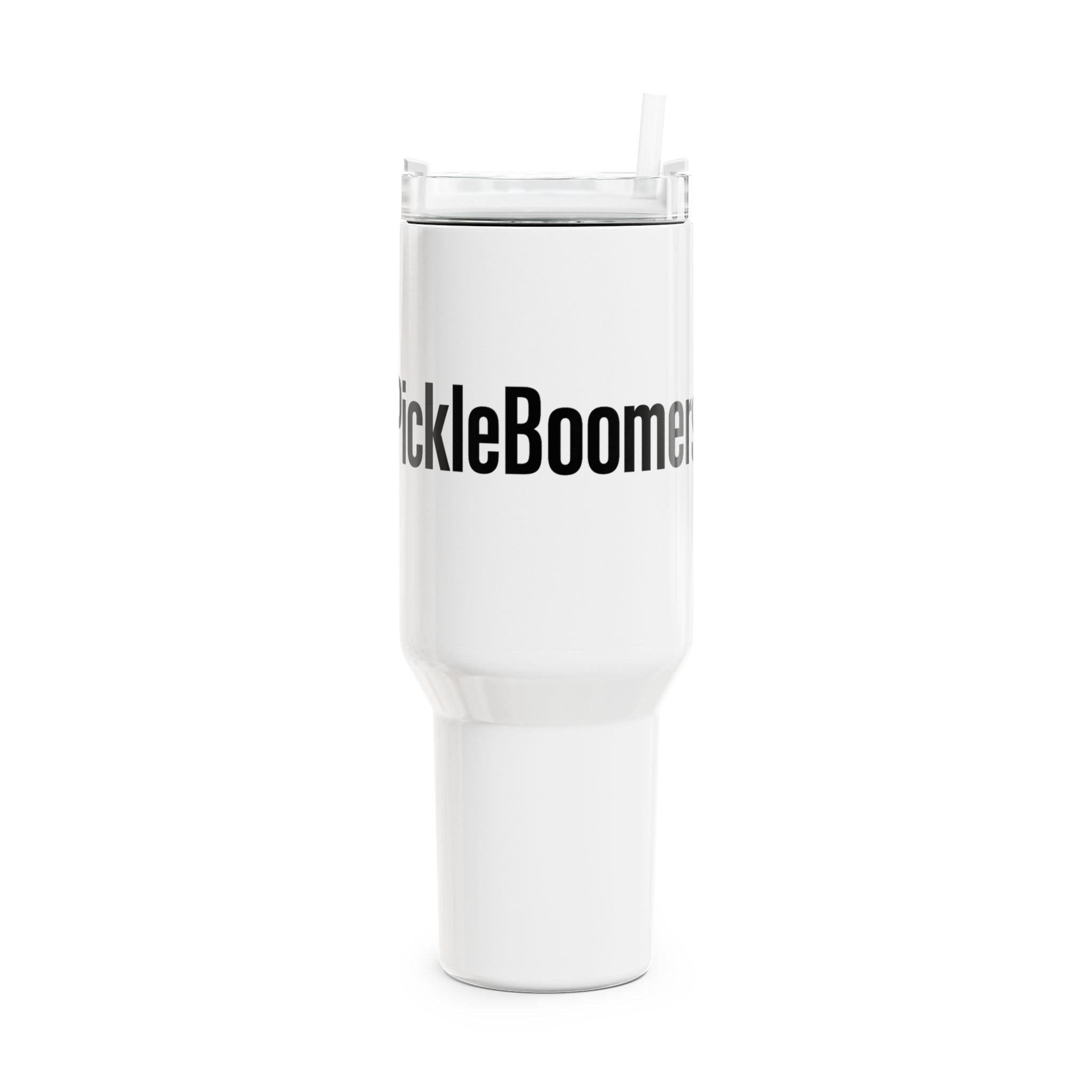 PICKLEBOOMERS - White - 40oz Travel Tumbler