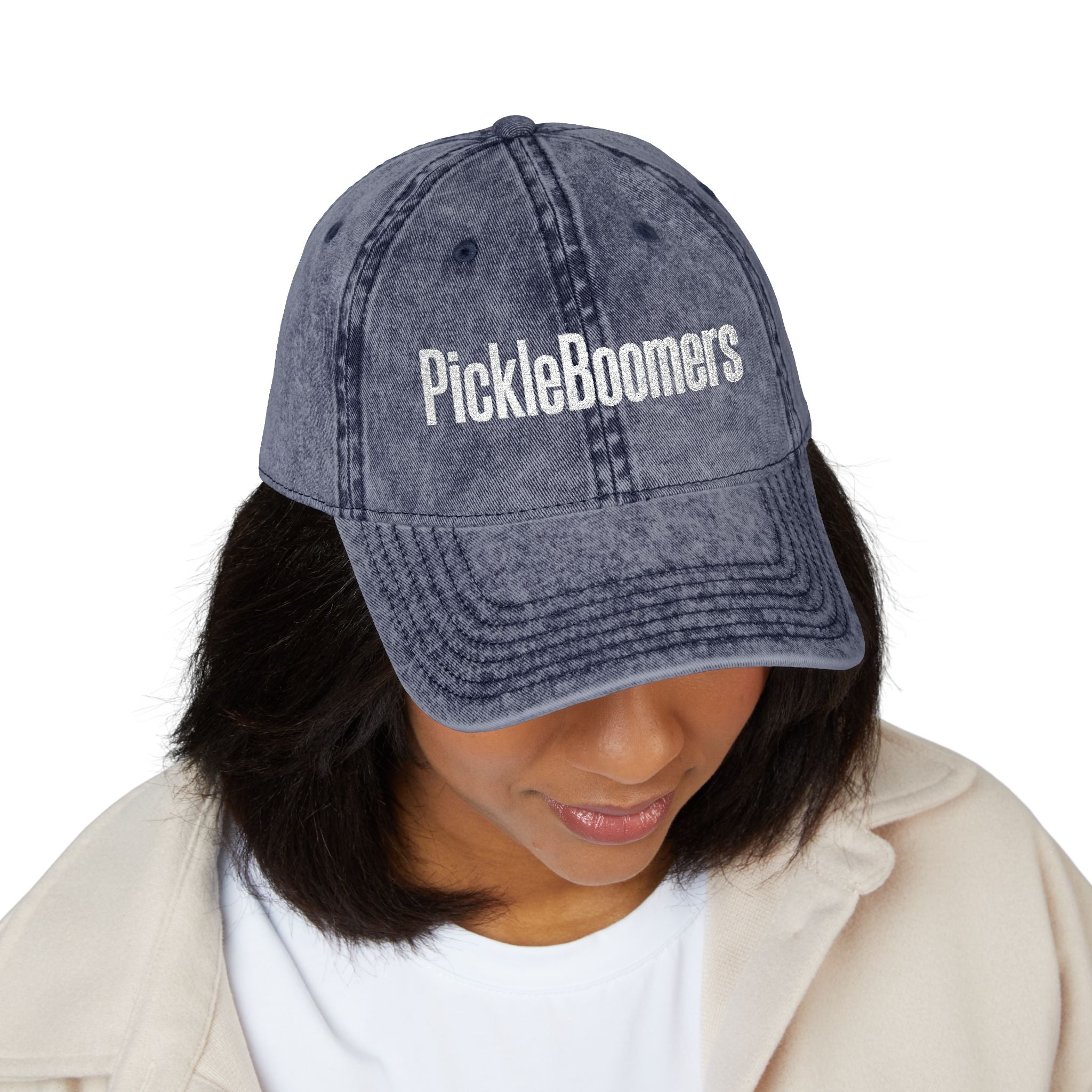 PICKLEBOOMERS™ - Embroidered Logo Cap