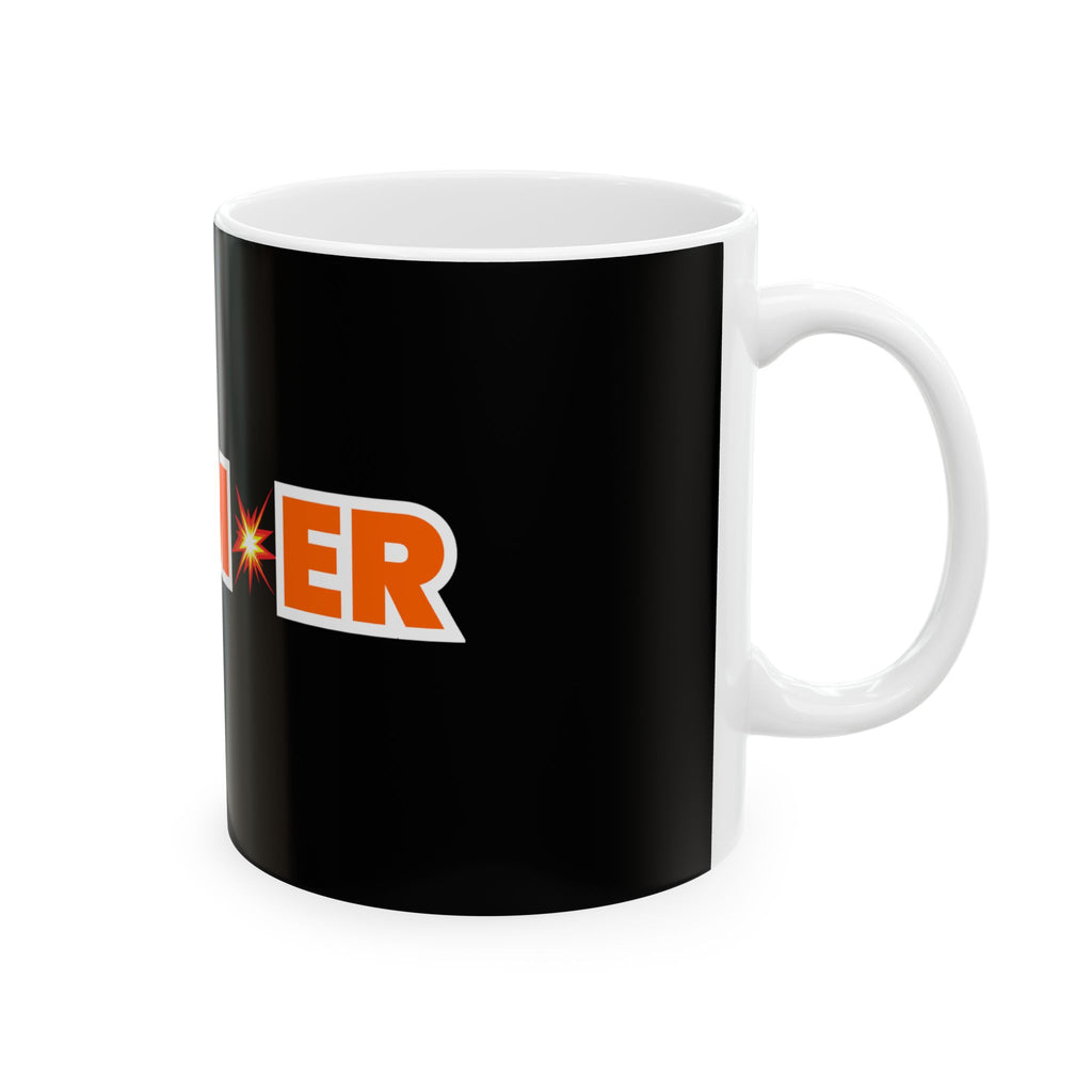 BOOM💥ER Coffee Mug w/White Inside — (11oz & 15oz)