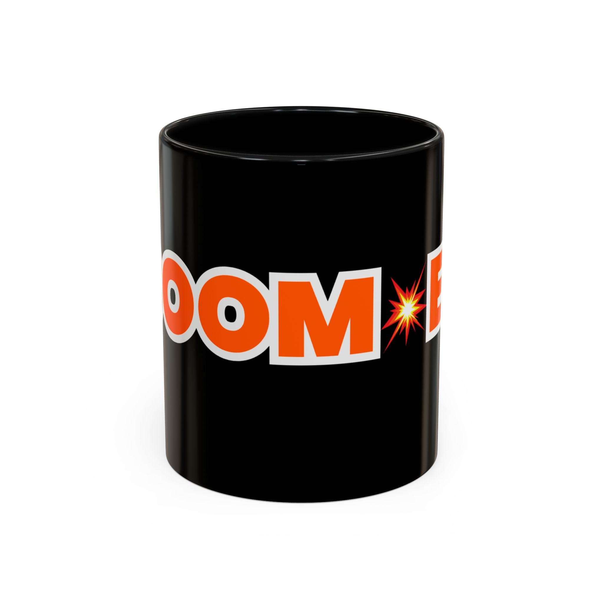 BOOM💥ER Coffee Mug w/Black Inside — 11/15oz Accent Mug