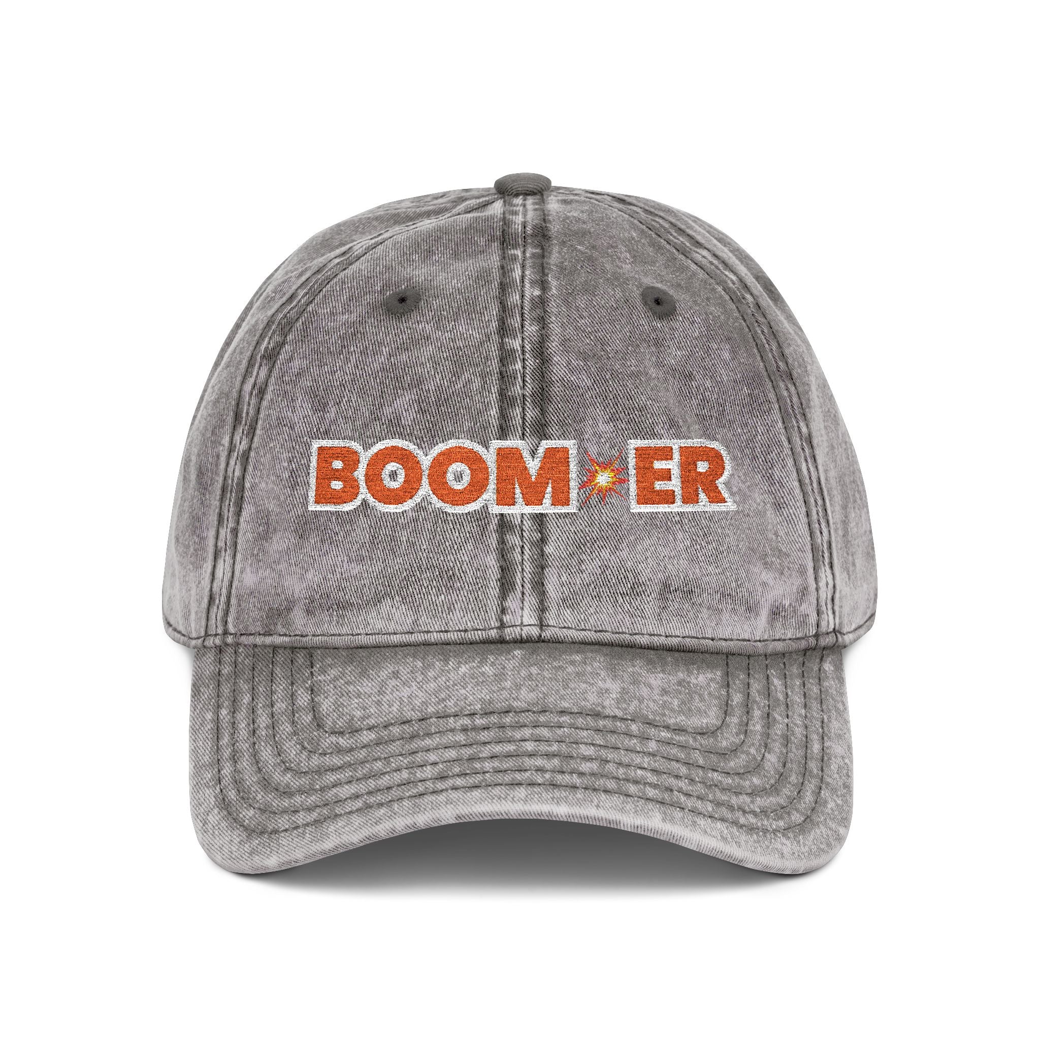 BOOM💥ER - Retro Embroidered Cap